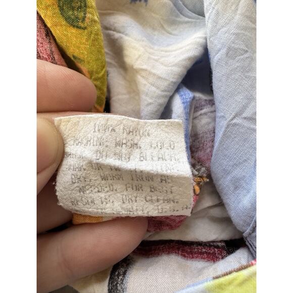 Jams World Dress Vintage Abstract City Shapes 90’s Button Front Mini Art To Wear - Picture 6 of 9